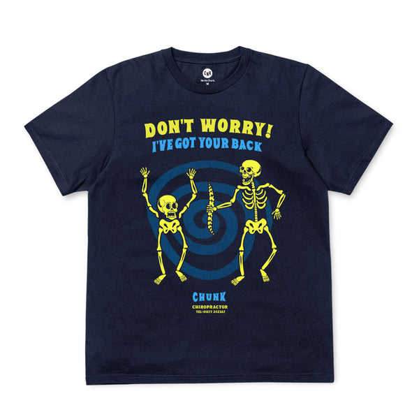 Don't Worry Navy T-Shirt