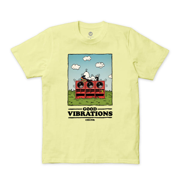 Good Vibrations Pale Lemon T-Shirt