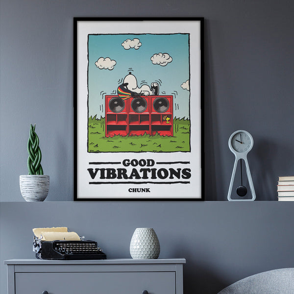 Good Vibrations Framed Print
