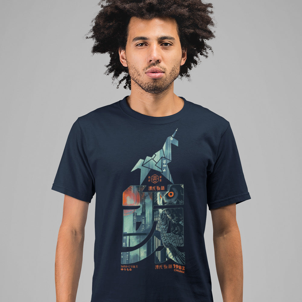 Sci-Fi Unicorn Navy T-Shirt