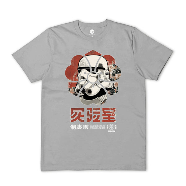 Trooper Flower Light Grey T-Shirt