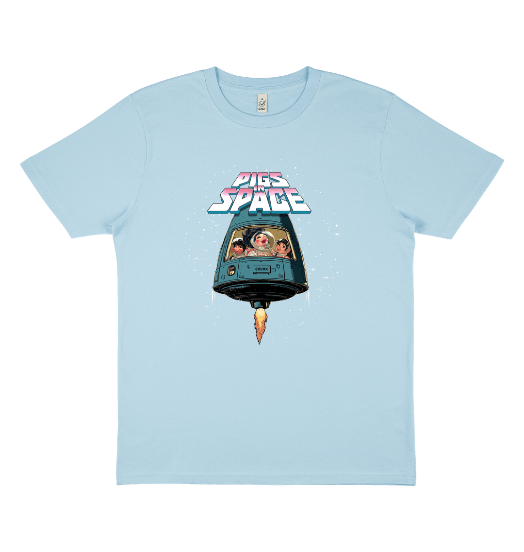 Light Blue Printed T-shirt