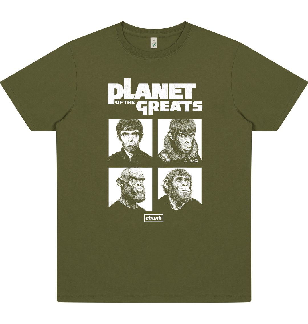 Forest Green Printed T-shirt