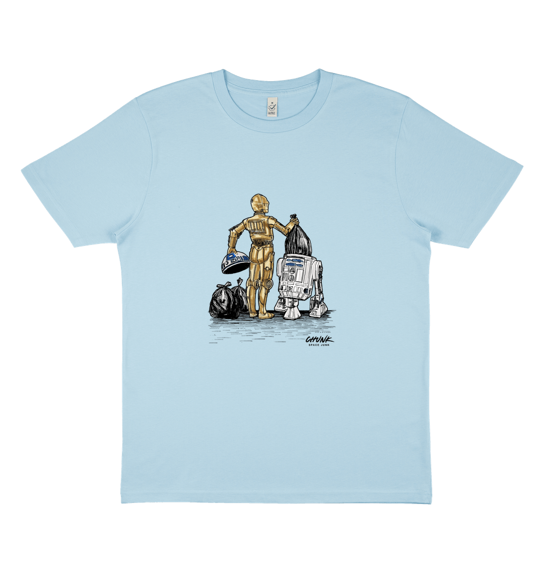 Light Blue Printed T-shirt
