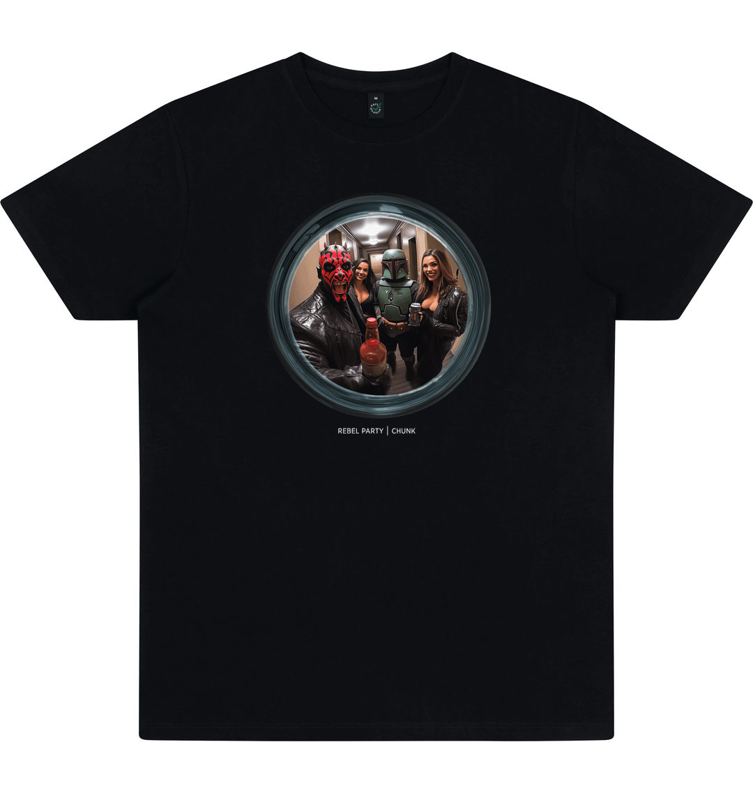 Black Printed T-shirt