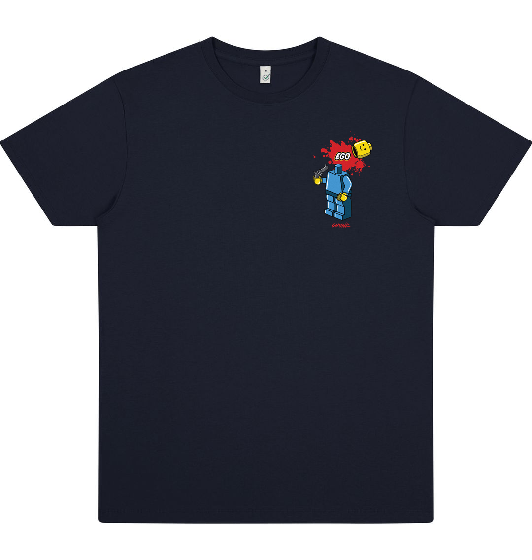 French navy Printed T-shirt