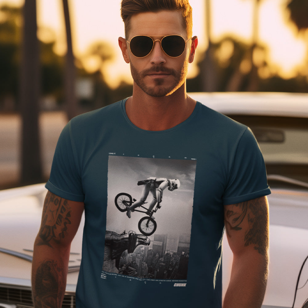 BMX Trooper Denim Blue T-Shirt