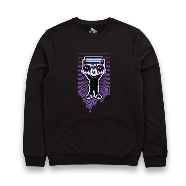 Boombox Black Sweatshirt