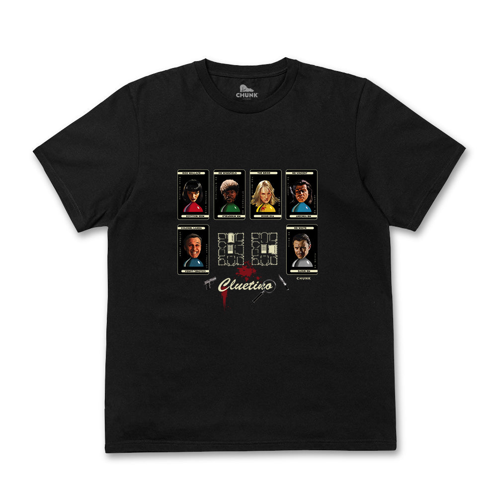 Cluetino Black T-Shirt