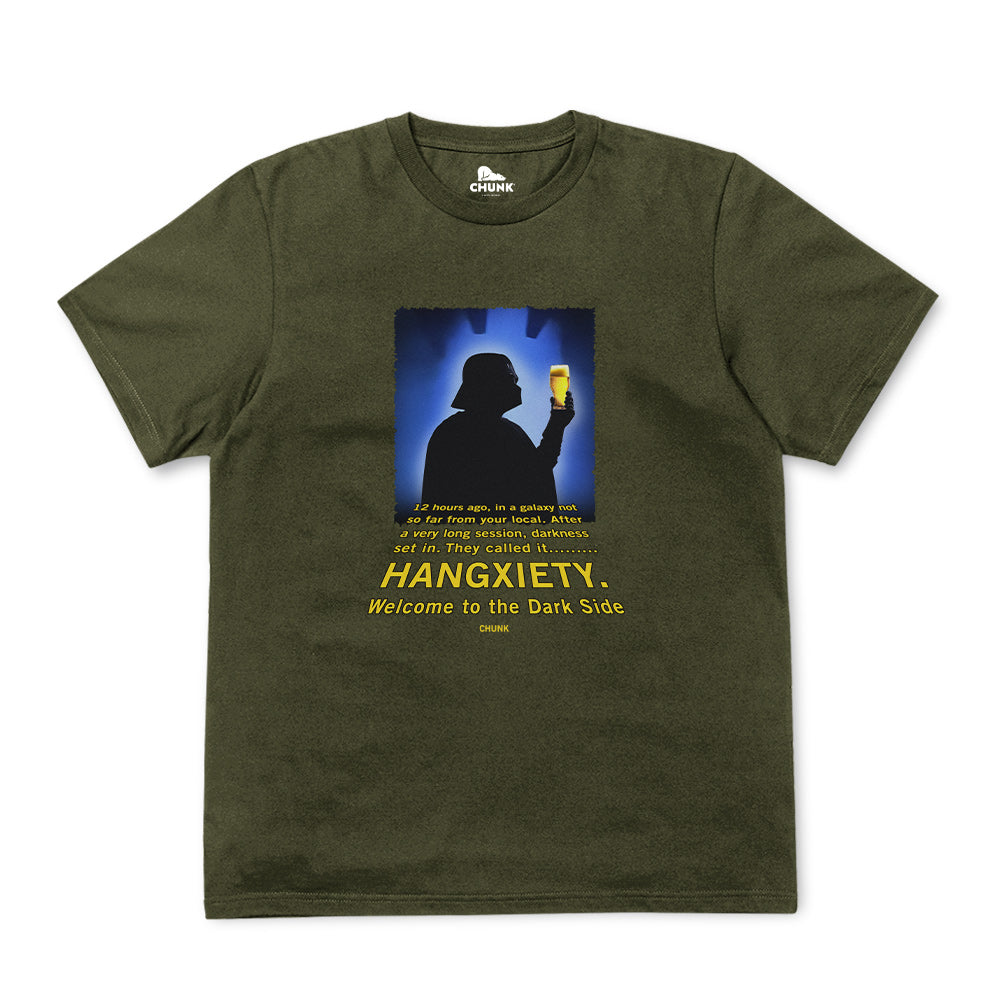 Dark Side Hangxiety Khaki T-Shirt