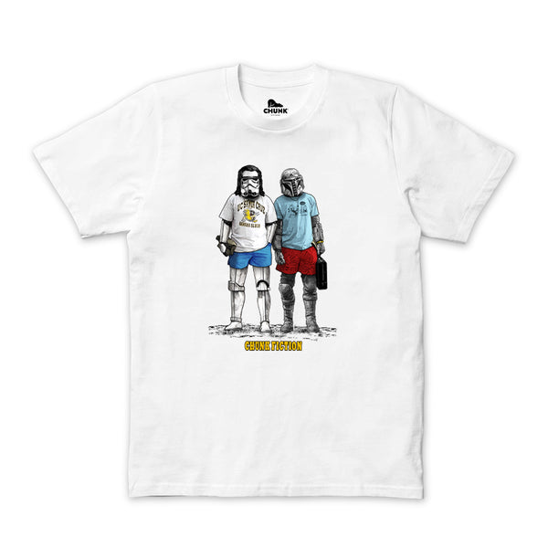 Chunk Fiction White T-Shirt