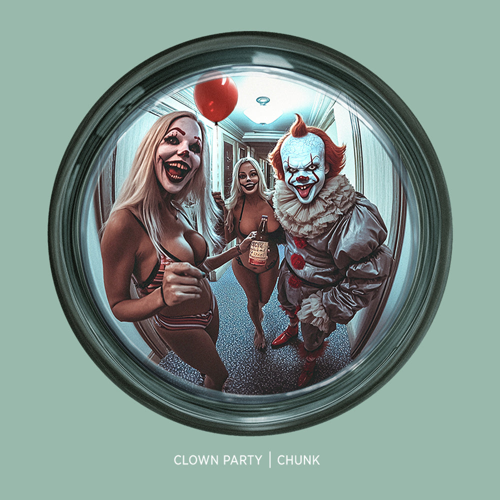 Clown Party Pale Green T-Shirt