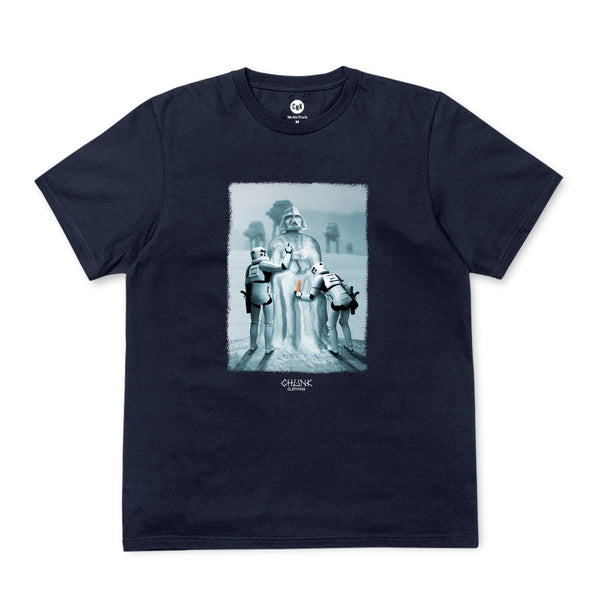 Dark Snowman Navy T-Shirt