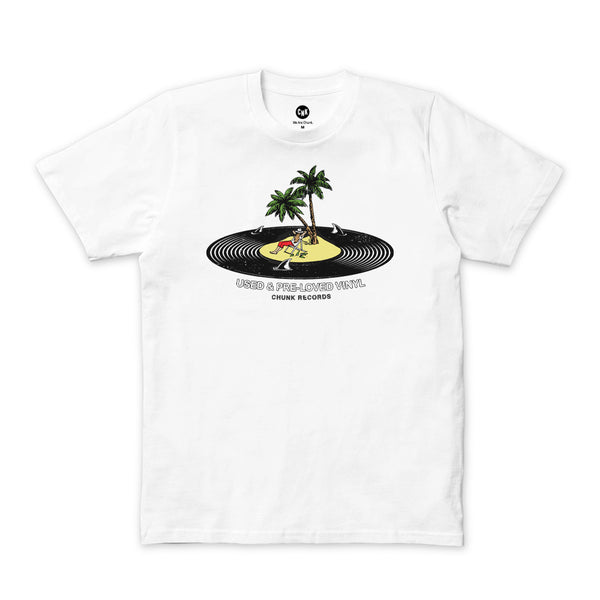 Desert Island Disc White T-Shirt