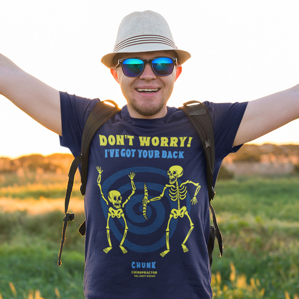 Don't Worry Navy T-Shirt
