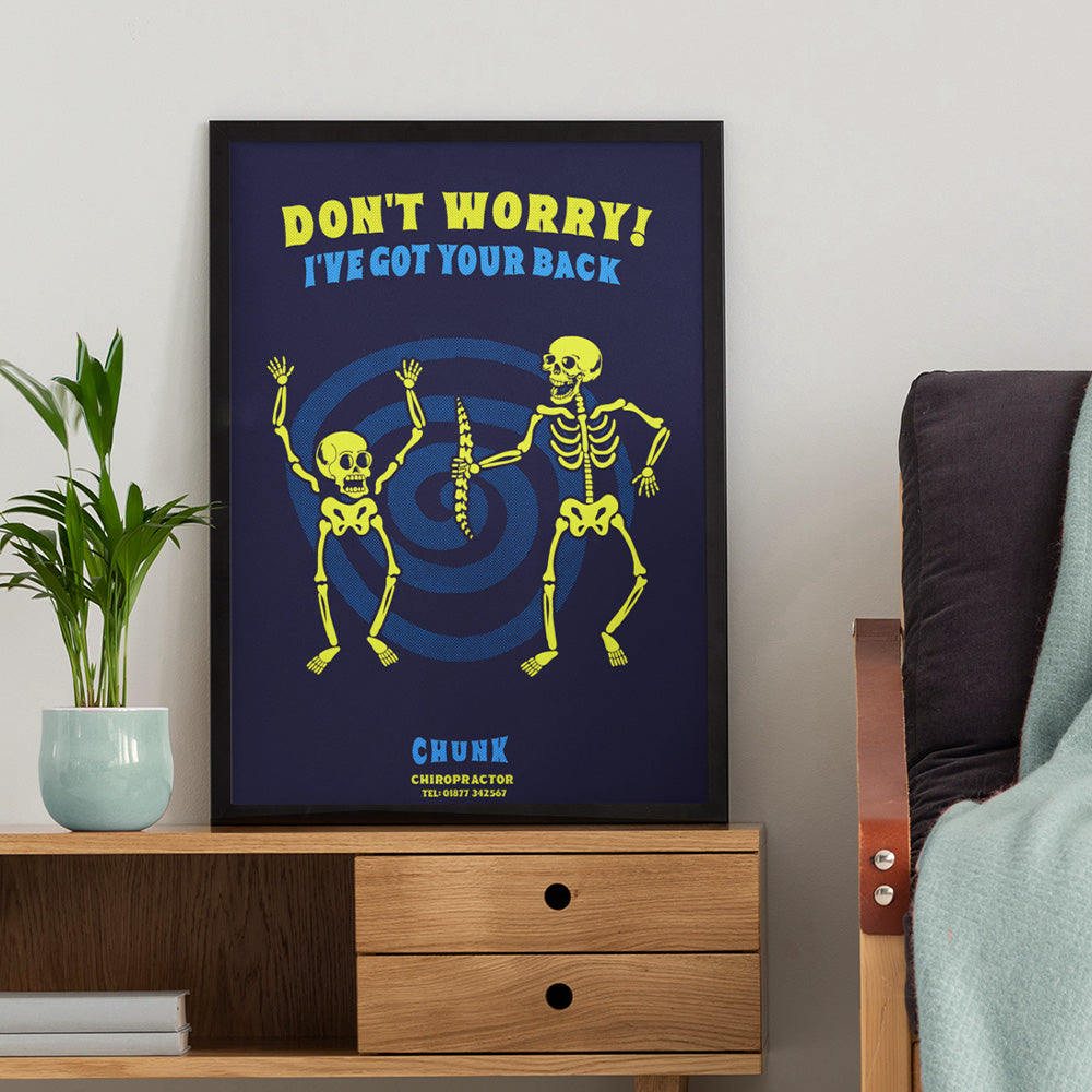 Don't Worry Framed Print