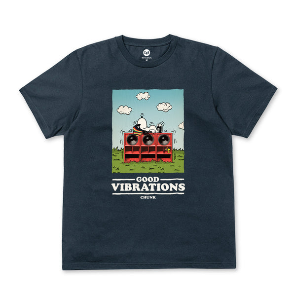 Good Vibrations Denim Blue T-Shirt