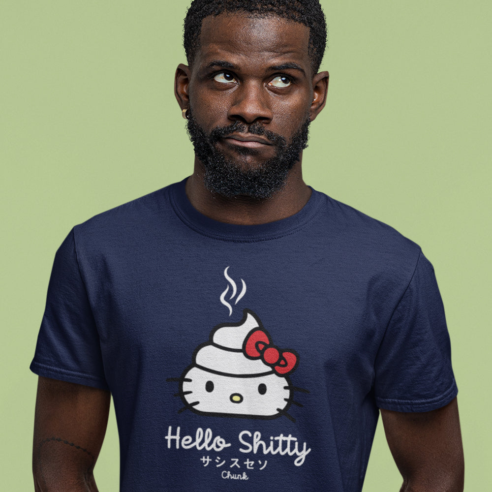 Hello Shitty Navy T-Shirt