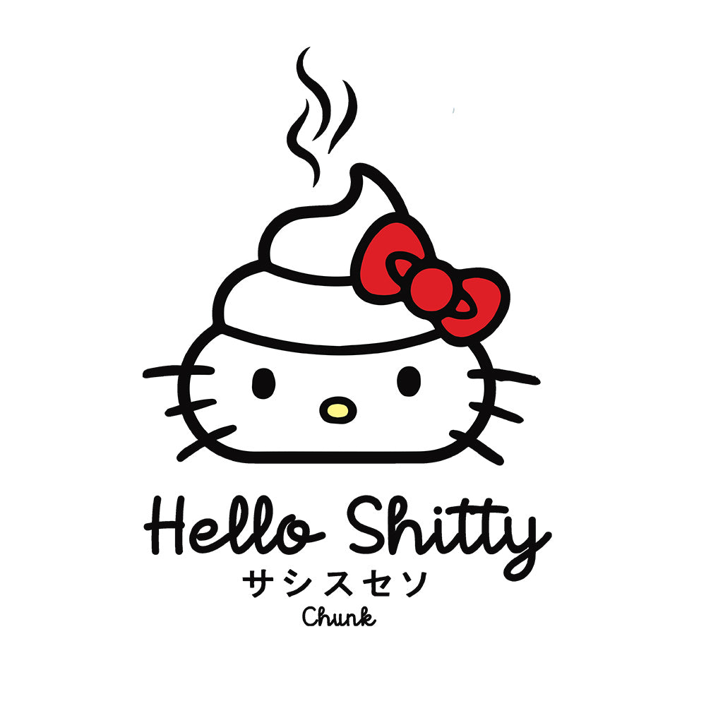 Hello Shitty White T-Shirt