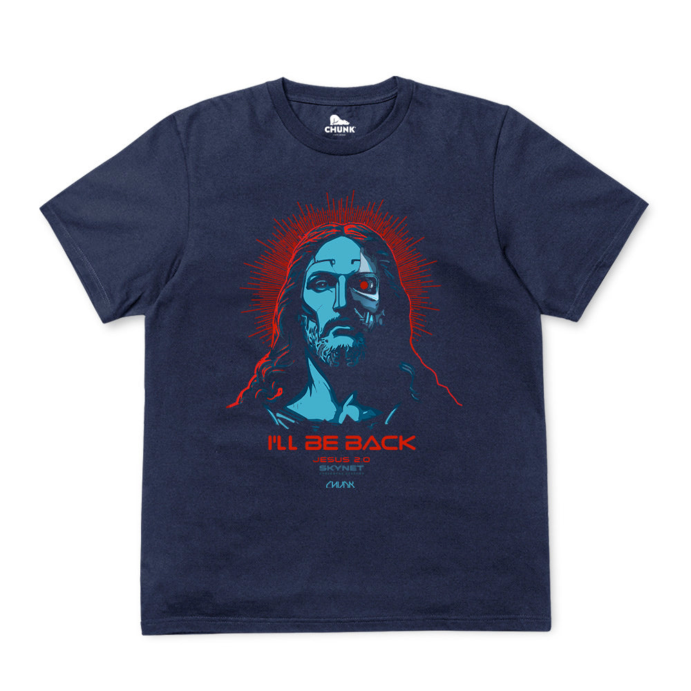 I'll Be Back Navy T-Shirt