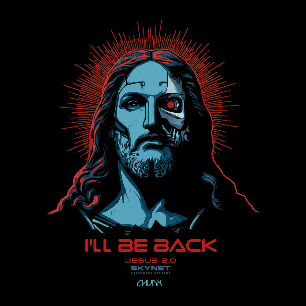 I'll Be Back Black T-Shirt