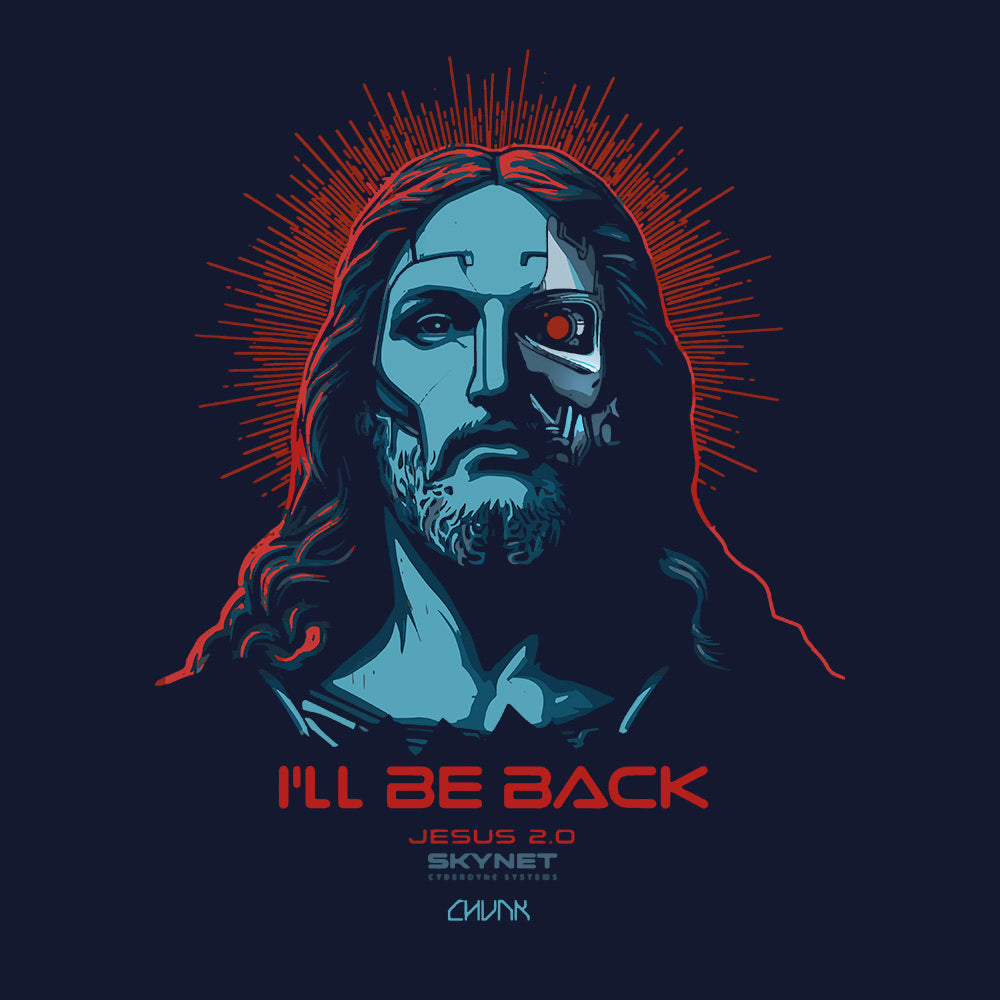 I'll Be Back Navy T-Shirt