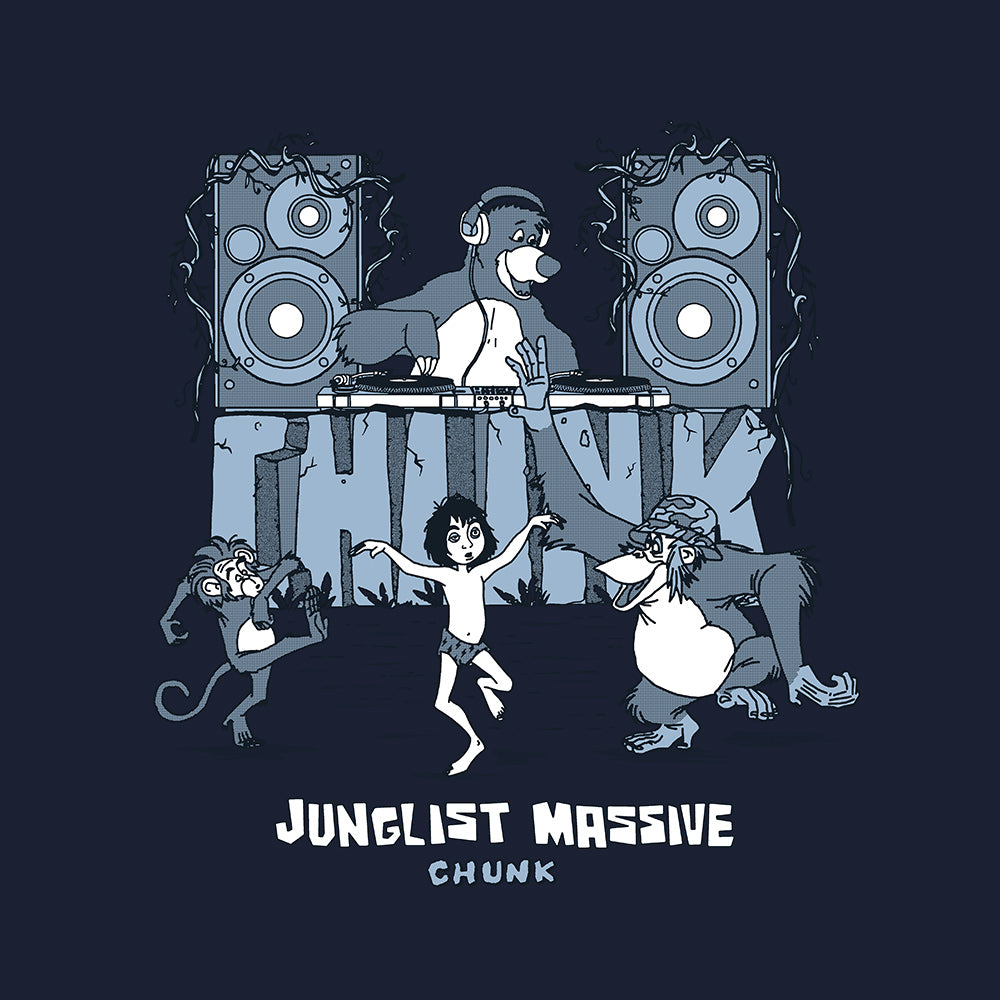 Jungle Massive French Navy T-Shirt