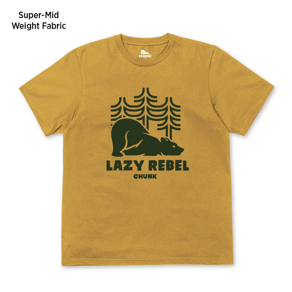 Lazy Rebel Faded Mustard T-Shirt