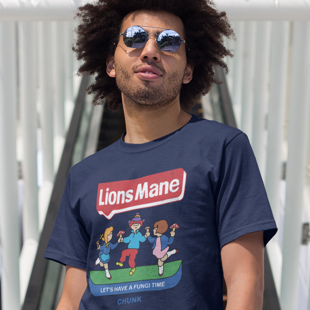 Fungi Time Navy T-Shirt