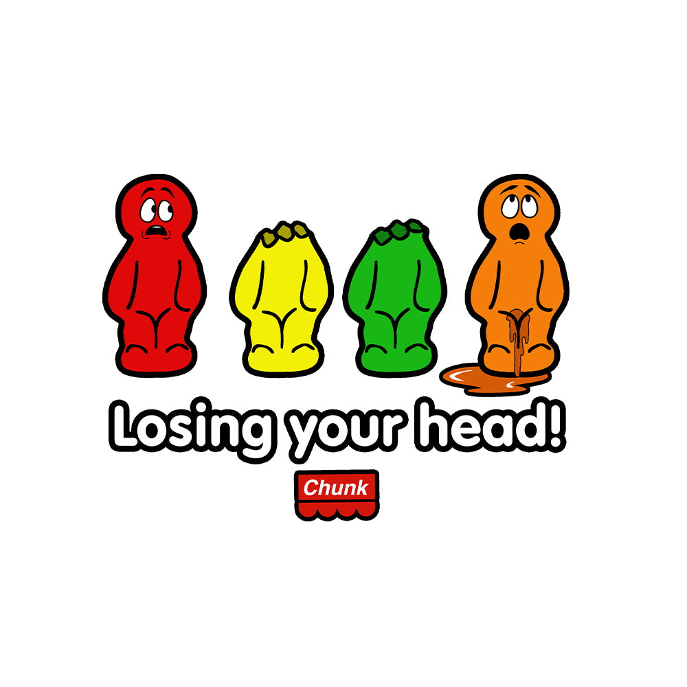 Losing Your Head White T-Shirt