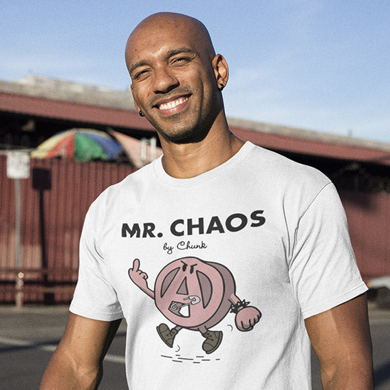 Mr. Chaos White T-Shirt