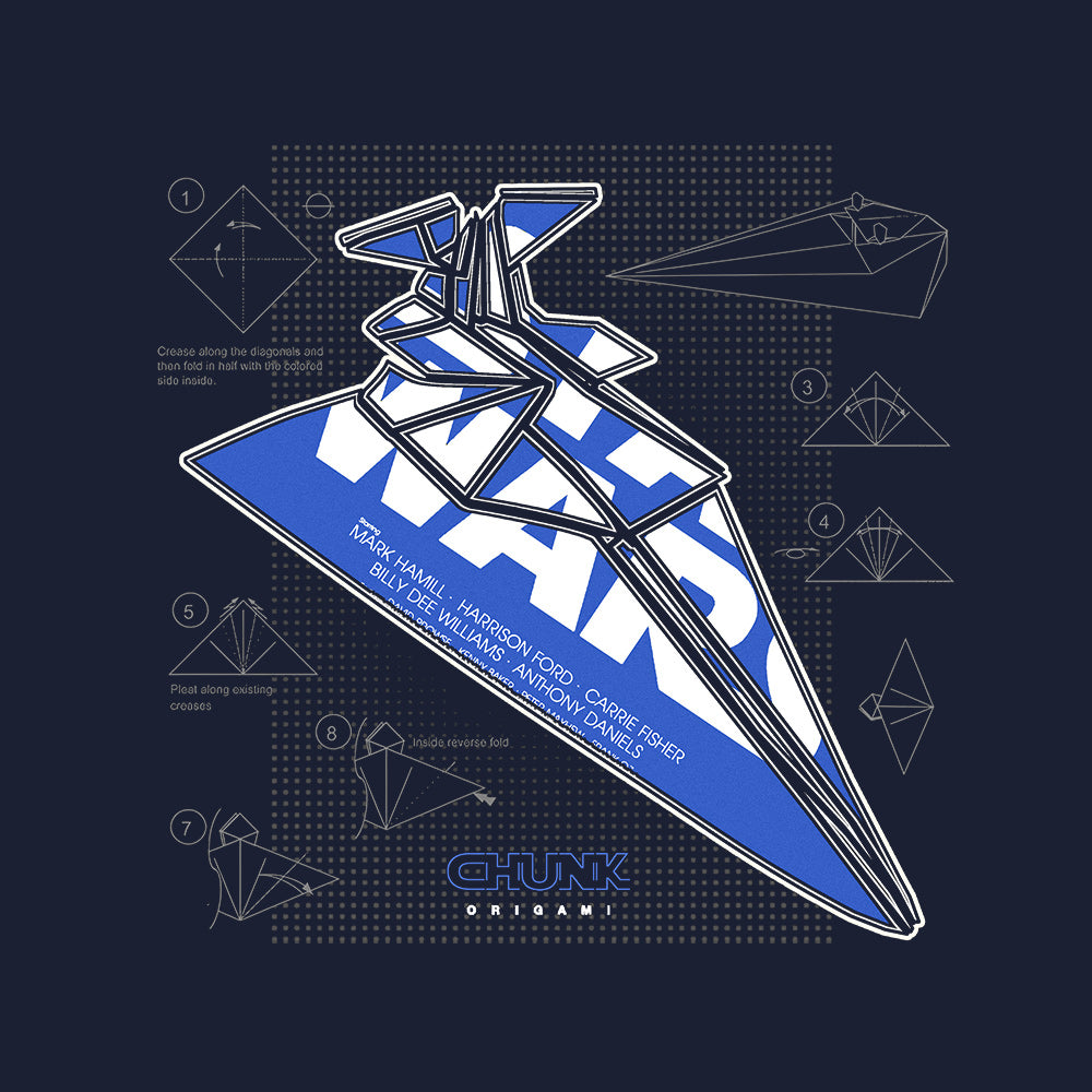 Origami Empire French Navy T-Shirt