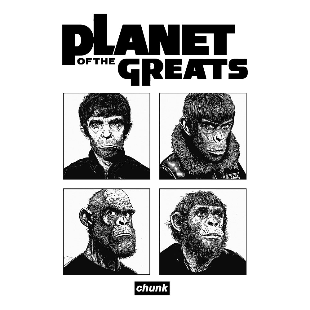Planet Of The Greats White T-Shirt