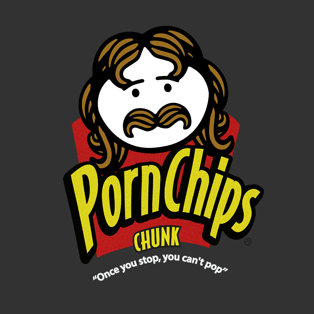 Porn Chips Dark Grey T-Shirt