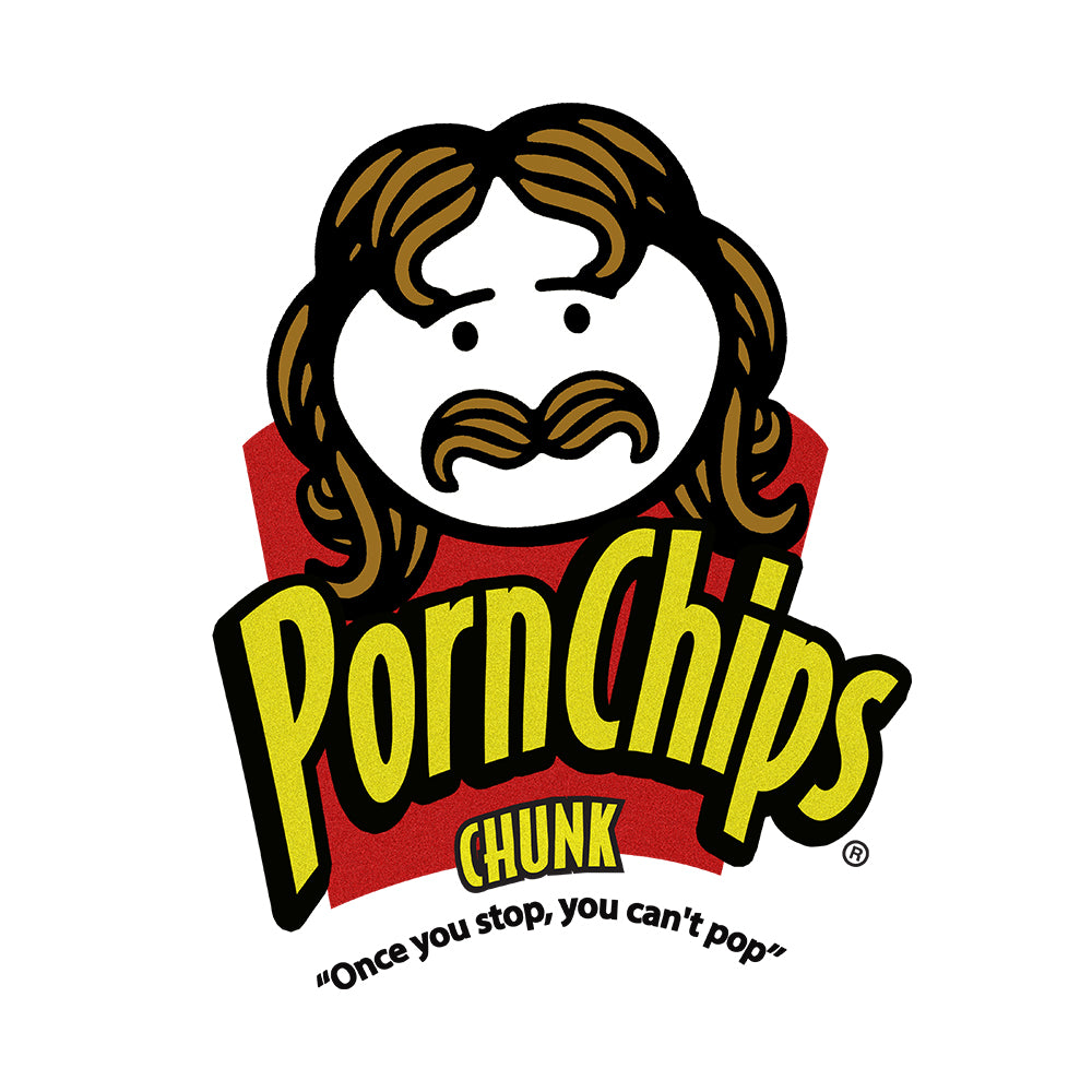 Porn Chips White T-Shirt