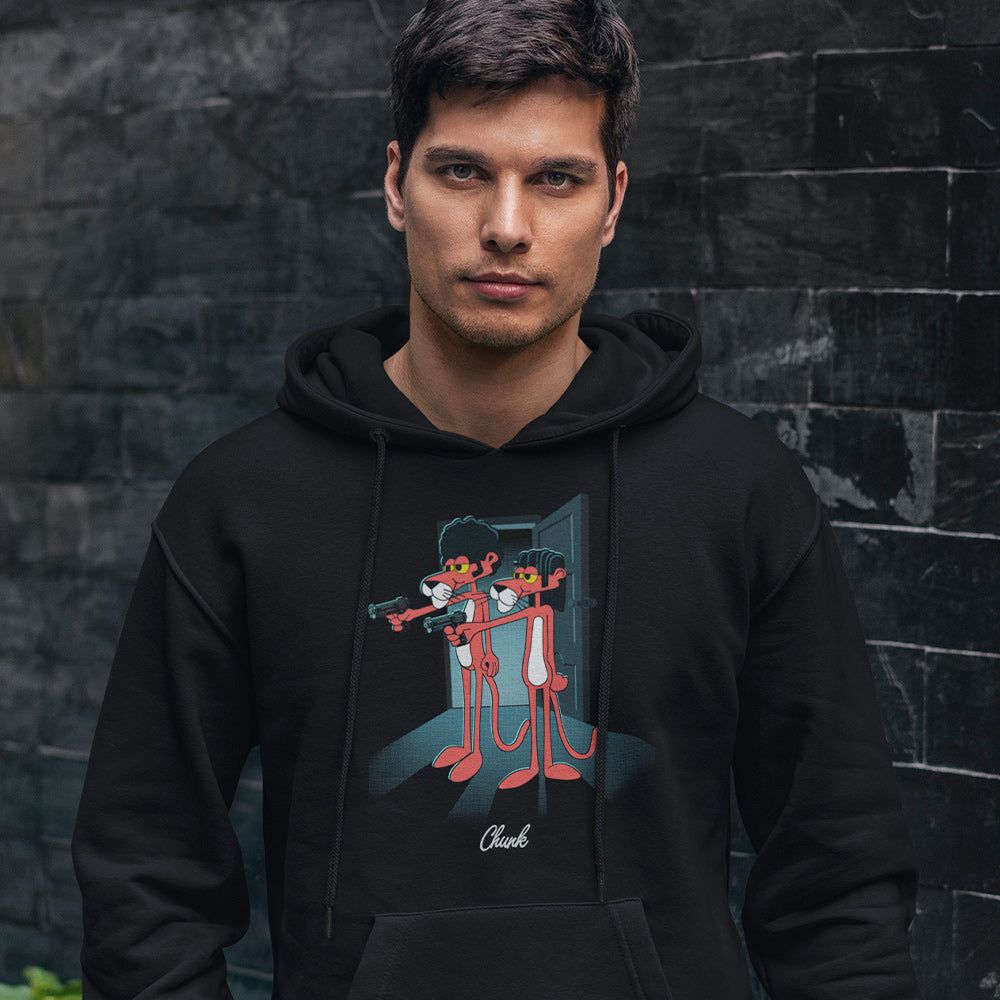 Pulp Panther Black Hoodie