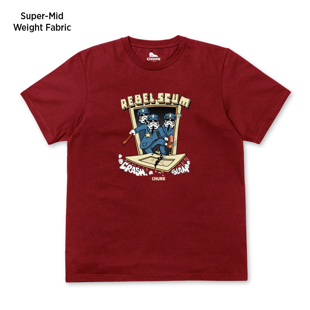 Rebel Scum Cherry Red T-Shirt