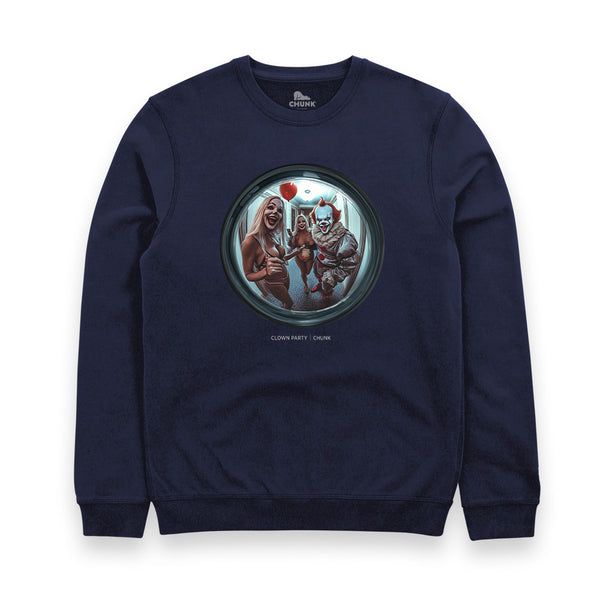 Clown Party Navy Sweatshirt