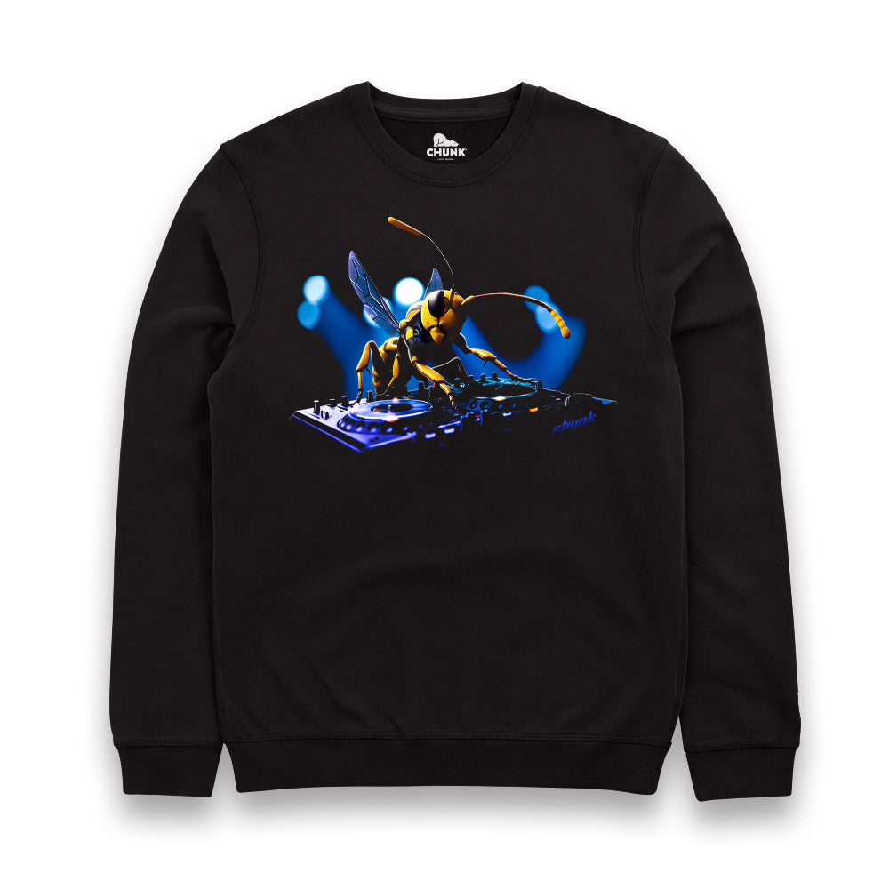 DJ Wasp Black Sweatshirt