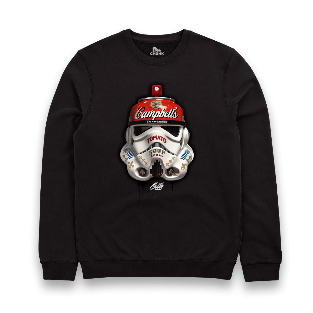 Trooper Spray Black Sweatshirt