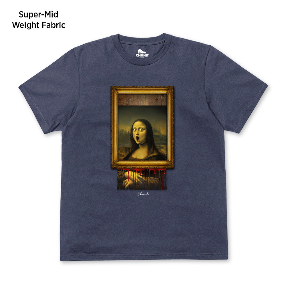 Shredded Mona Faded Navy T-Shirt