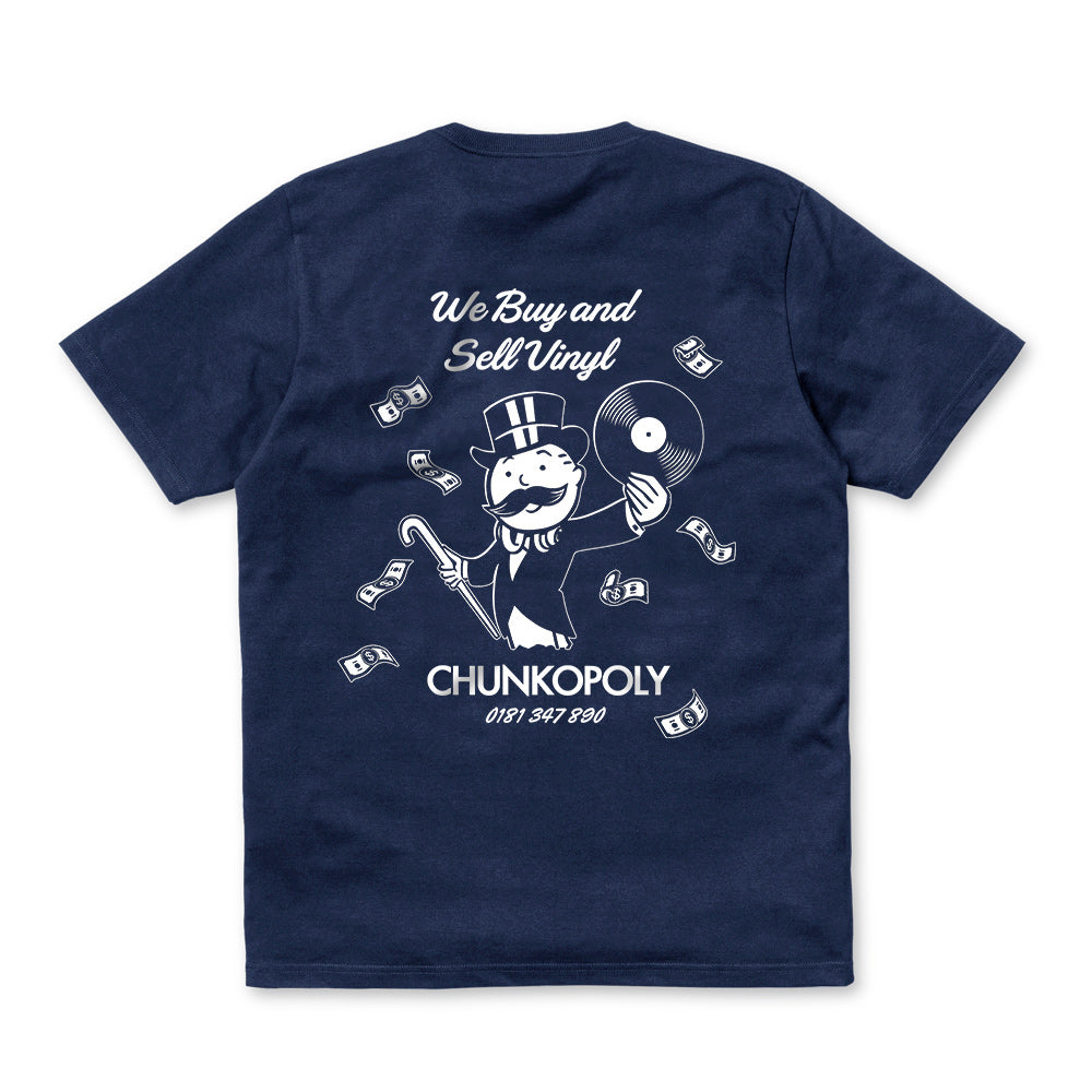 Community Records Navy T-Shirt