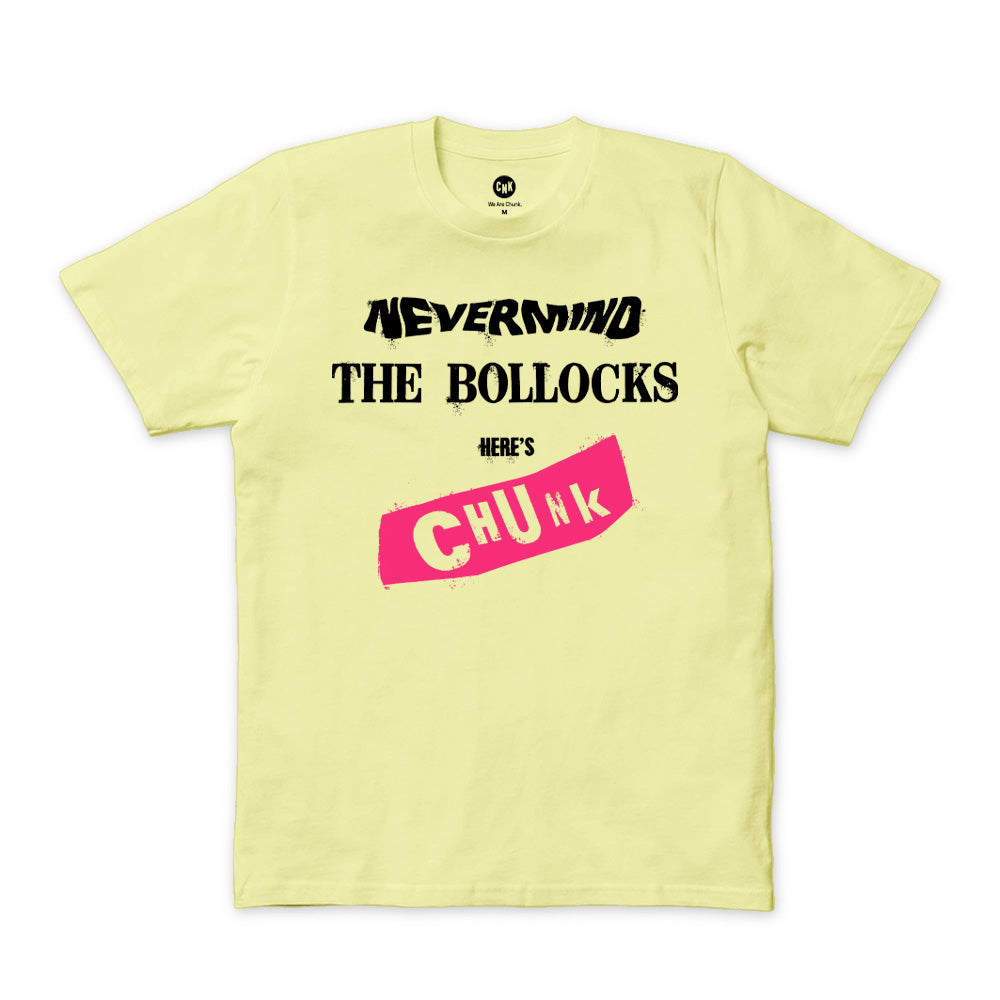 The Bollocks Pale Lemon T-Shirt