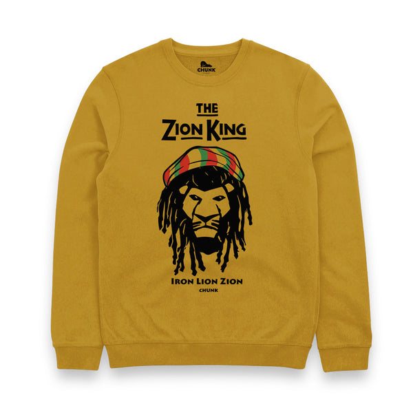 The Zion King Faded Mustard Sweatshirt