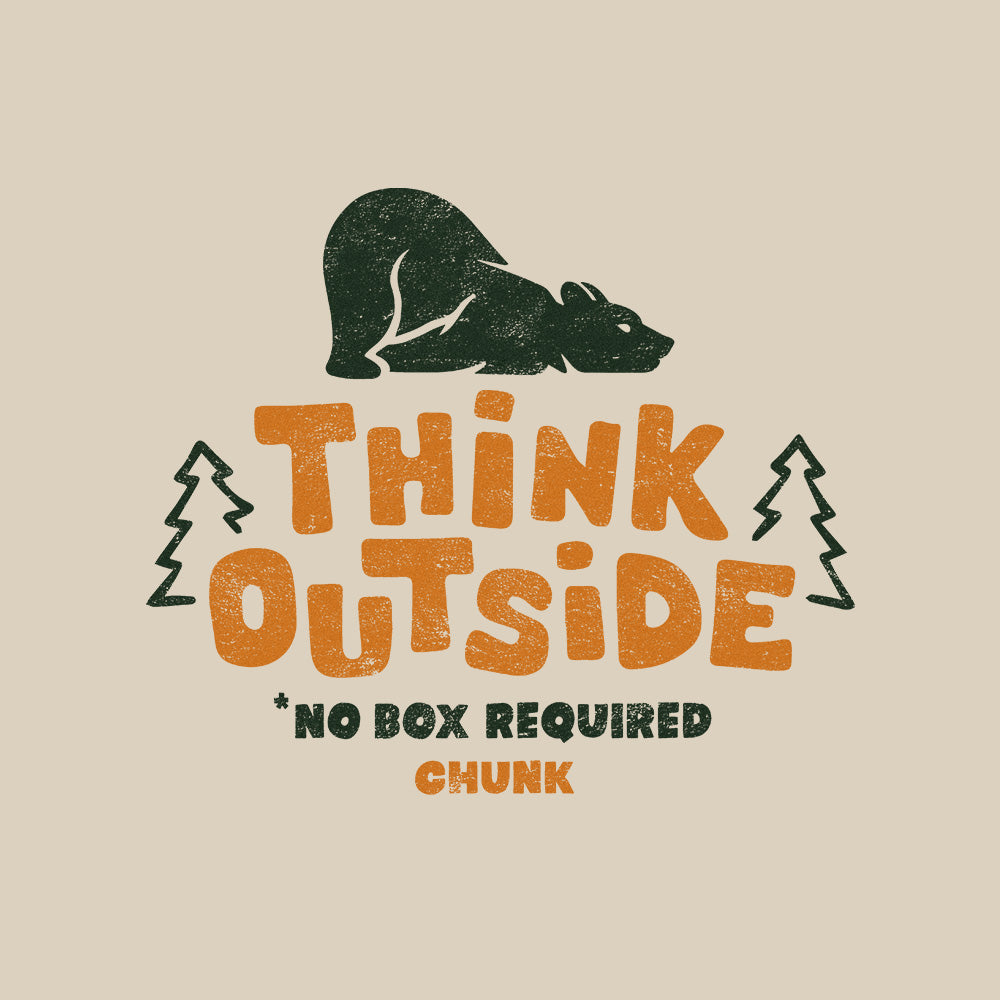 Think Outside Light Beige T-Shirt