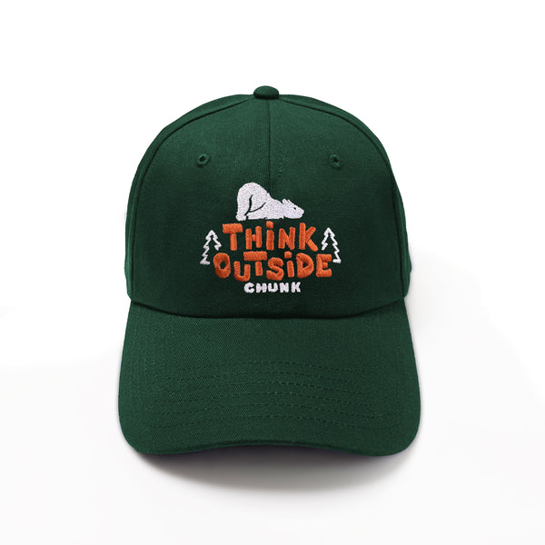 Think Outside Bottle Green Cap