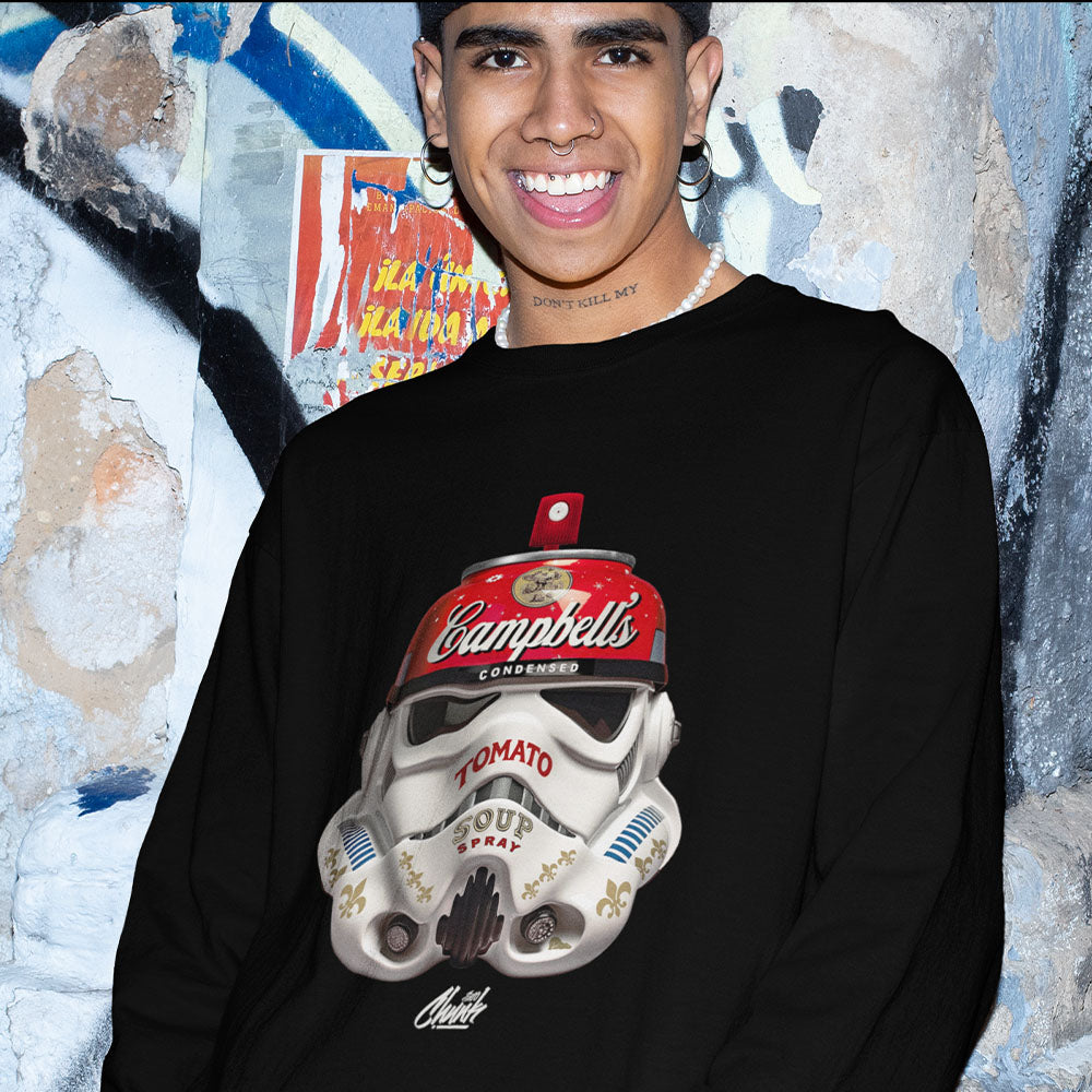 Trooper Spray Black Sweatshirt