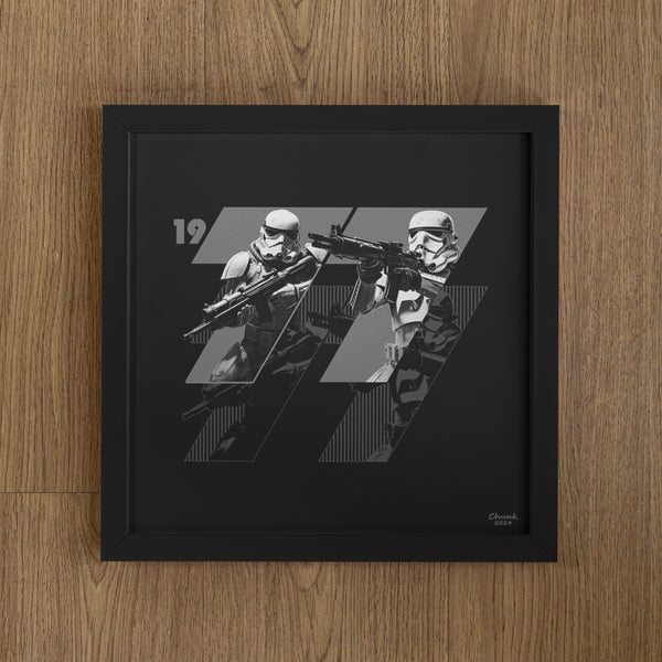 Trooper 77 Framed Print