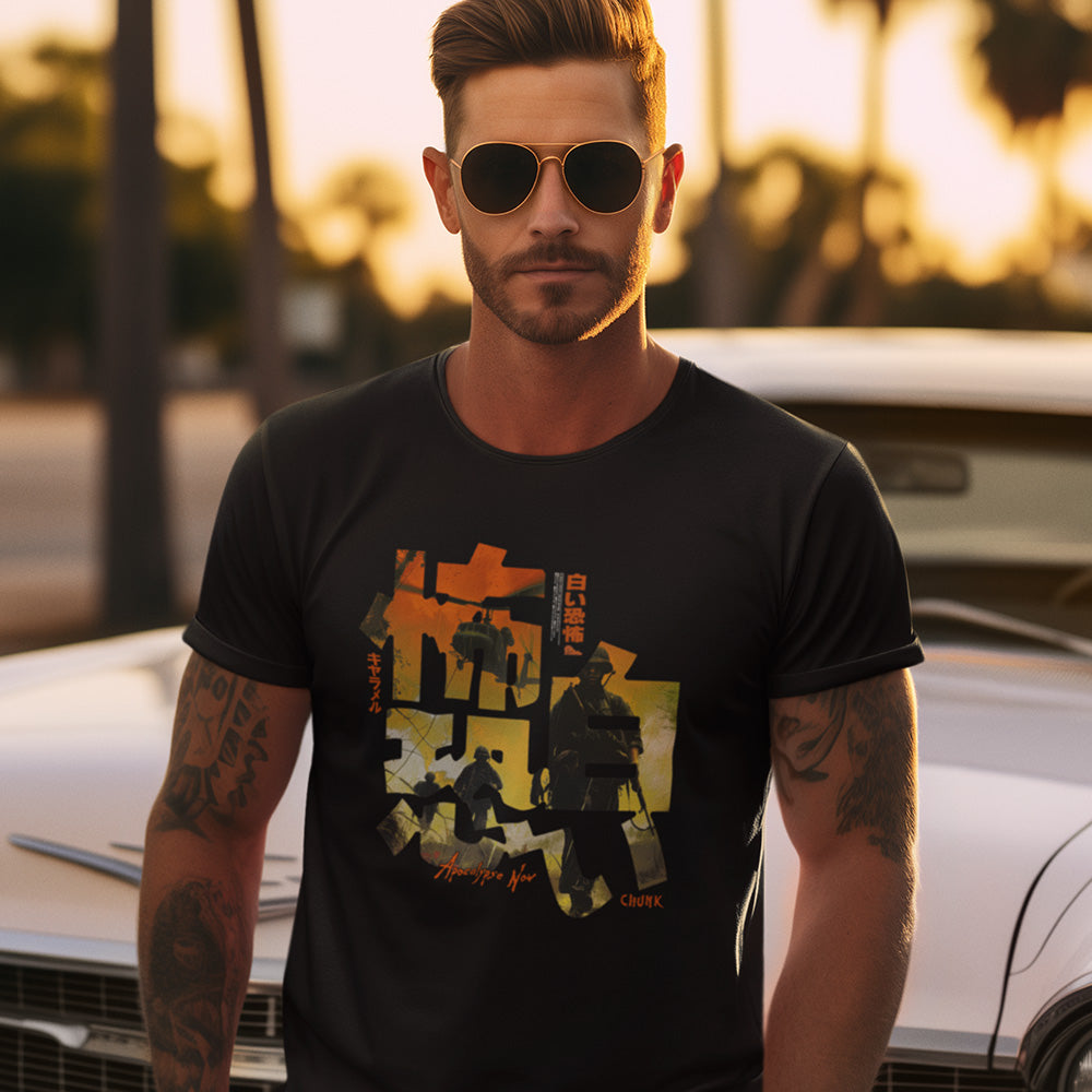 Chunk Vietnam Calligraphy Black T-Shirt