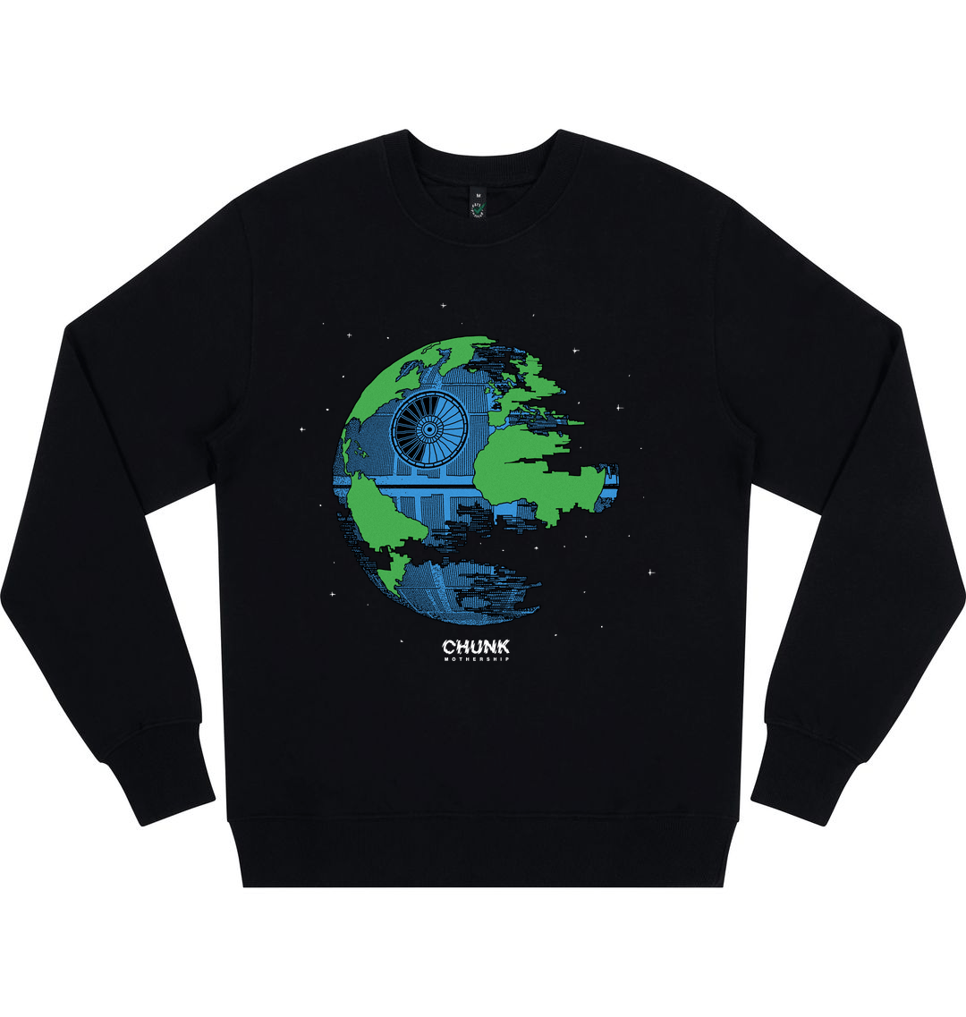 Black Printed Sweater